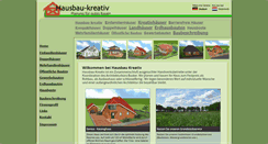 Desktop Screenshot of hausbau-kreativ.de